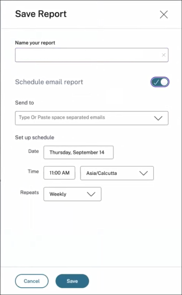 Save Report