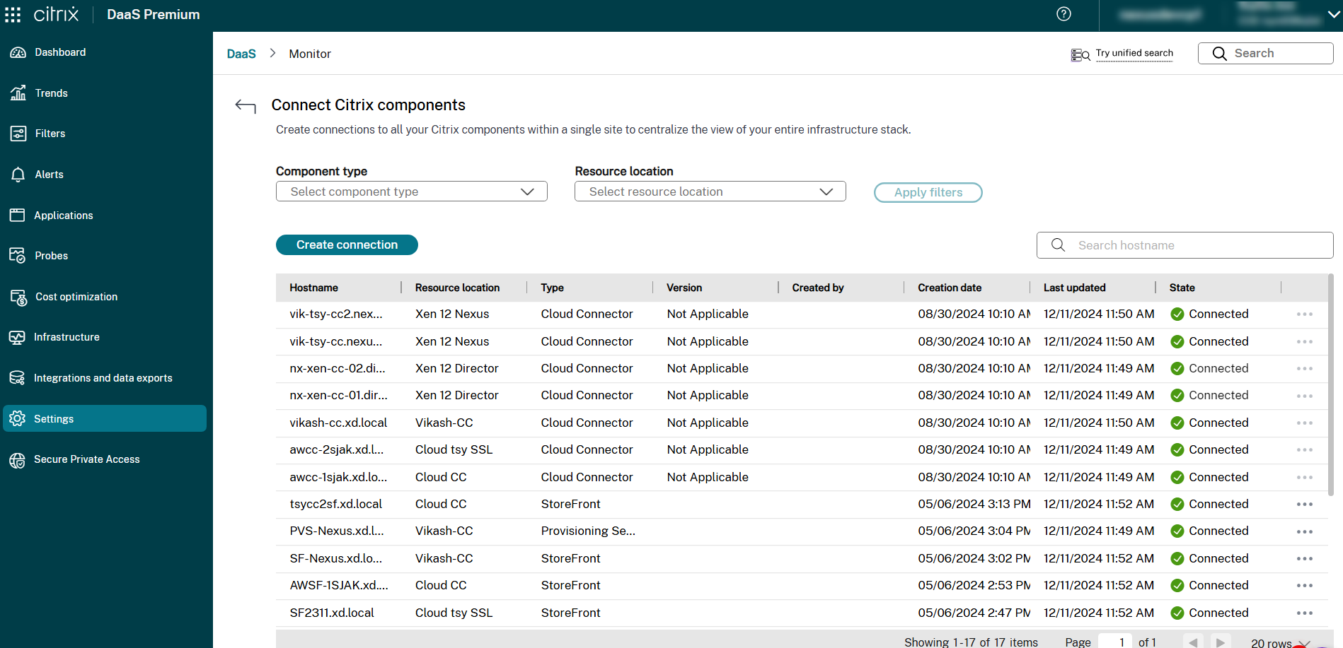Criar componentes Citrix