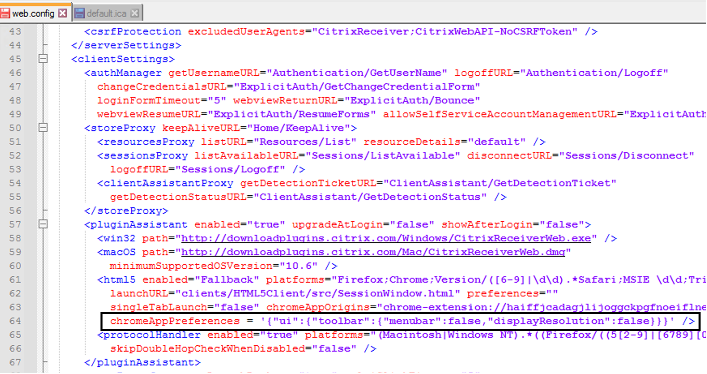 Ejemplo de web.config